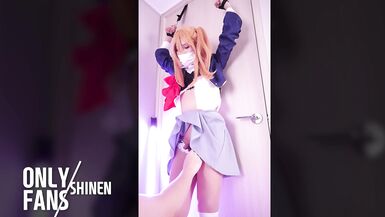 Tied Up and Vibrator Oshi no Ko Ruby cosplayer, hentai japanese shemale cosplay 12 - 3 image