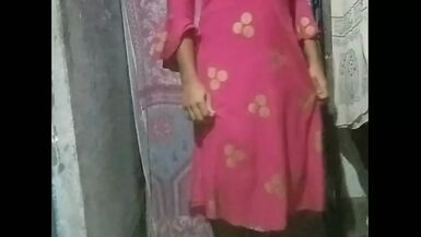 Small dick sissy trying out new dress - 1 image