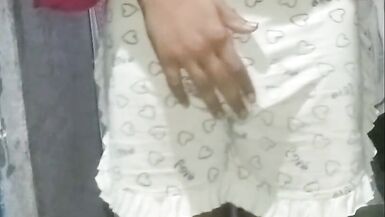 Small dick sissy trying out new dress - 4 image