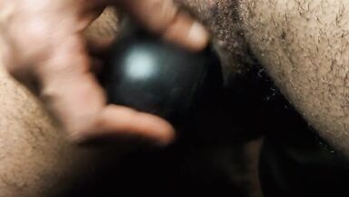 Fucking my new ftm stroker with my big pierced clit - 13 image