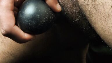 Fucking my new ftm stroker with my big pierced clit - 15 image