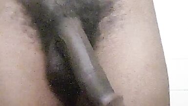 Pretty juicy thick BBC tight bootyhole gripping spreading ass cheeks