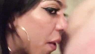 Aylla Gattina Makes a Boy's Voice Tune to Moan on Her Big Dick - 5 image