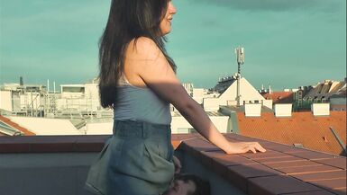 Facefucking my boy outside - 4 image