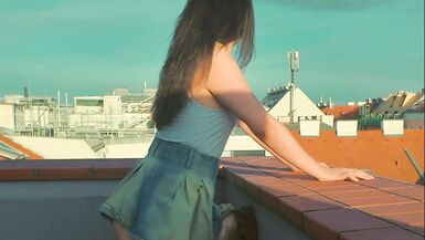 Facefucking my boy outside - 8 image