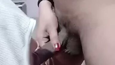 Indian Big cock shemale fucks and blowjobs client