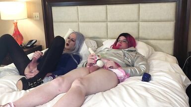 Very Pretty Crossdresser Fucking and Sucking Redhead Tgirl Raw - Compilation 12 - 12 image