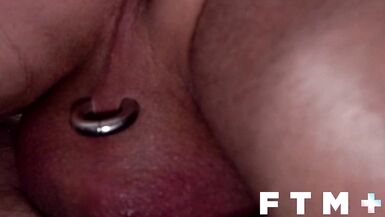 JockPussy Tatted verbal macho gay Archer Croft sucks off FTM cutie - 13 image