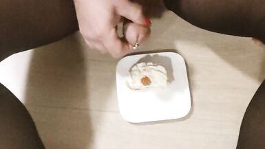 Cuckold eats his own cum today - 3 image