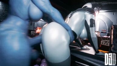 D3d Hot Curvy Ass Takes Hard Doggy Style - Intense Anal Ending in a Creamy Explosion - 6 image