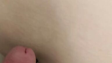 MtF Asian redhead shemale cum dump with a fan from Grindr deepthroat and raw bareback anal creampie in public - 1 image