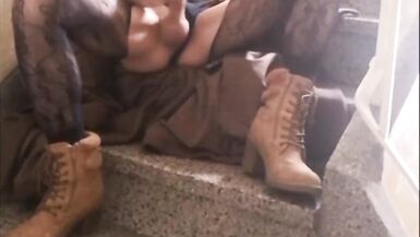 Sexy Bella Returns To The Stairs - 7 image