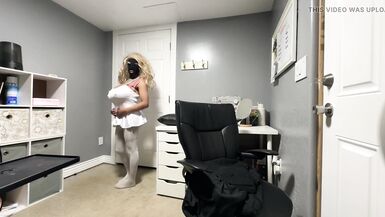 Hot Crossdresser Huge Cock Teasing Big Tits - 6 image