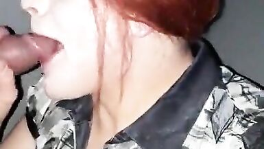 Crossdresser in Adult video booth - 1 image