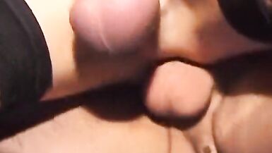 Kinky German tranny fucks hot dude in the BDSM action - 12 image