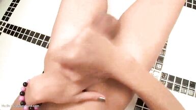 Tranny Nadia Bathroom Bareback Fucking - 12 image