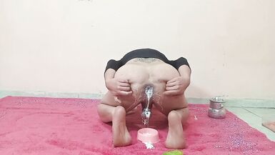 Ts Anal Milk Enema And Squirting - 5 image
