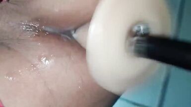 The sex machine destroying my ass!