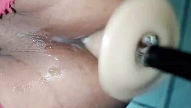 The sex machine destroying my ass!