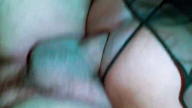 Old tranny bouncing on delicious cock, yummy anal, riding cock with my coworker's inexperienced stepson - 4 image