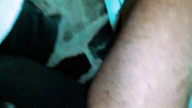 Old tranny bouncing on delicious cock, yummy anal, riding cock with my coworker's inexperienced stepson - 5 image