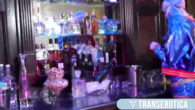 Trans Hottie Autumn Rain Tossed Roughly To Take Leya Falcon's Strap! - 1 image