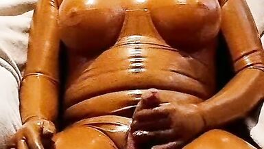 Latexdoll Dollsuit Bronze Puppi Mask