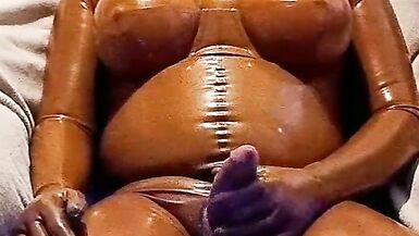 Latexdoll Dollsuit Bronze Puppi Mask