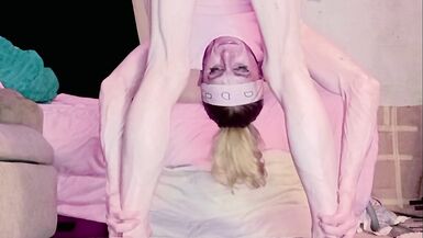 Femboy yoga and strip - 4 image