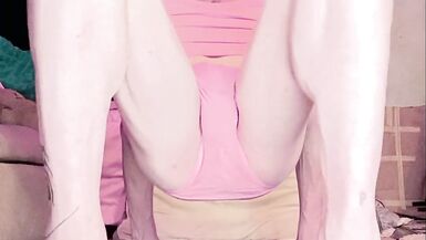 Femboy yoga and strip - 9 image