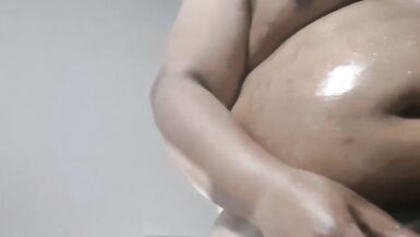 BBW Trans Making a Sticky Mess - 13 image