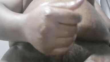 BBW Trans Making a Sticky Mess - 6 image