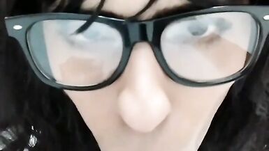 Sissy Schoolgirl Dildo oral training and cum swallow - 15 image