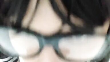 Sissy Schoolgirl Dildo oral training and cum swallow - 6 image