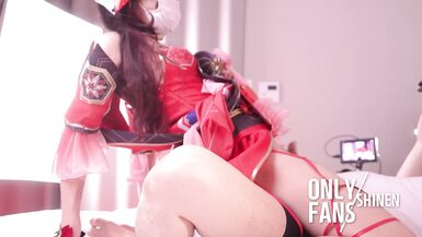 Honkai StarRail Sparkle cosplayer Handjob Cowgirl sex, hentai japanese shemale cosplay 6 - 14 image