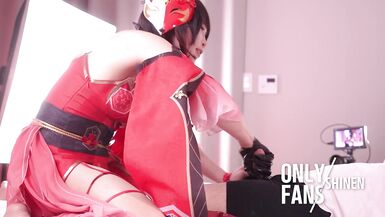Honkai StarRail Sparkle cosplayer Handjob Cowgirl sex, hentai japanese shemale cosplay 6 - 4 image