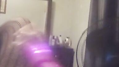 Mellissa cums all over her new dress