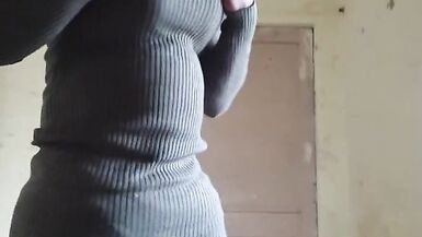 desi bhabhi indian crossdresser satin silk salwar suit indian college girl big tits boobs - 7 image