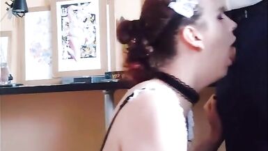 Trans-maid Spanked Has Her Asshole Stretched and Fucked Hard - 12 image
