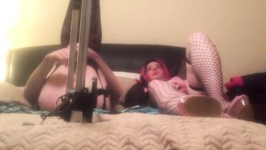 Crossdressers Fucked by Fucking Machine - Compilation 3 - 3 image