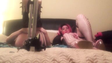 Crossdressers Fucked by Fucking Machine - Compilation 3 - 4 image