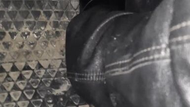 Dirty leather pedal pump