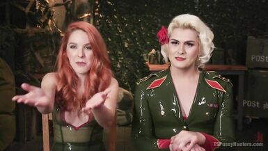 Pervert Redheaded Agent Can't Resist TS Cock - 2 image