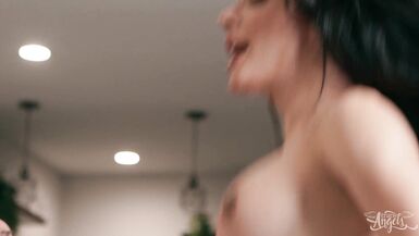 TRANS ANGELS - Derek Loosens Up Ariel Demure's Tight Hole Then Gives Her A Hard Anal Pounding - 12 image