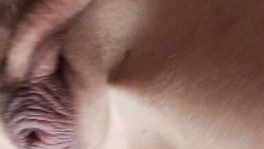 Lady with her favorite toy. Vibrator 3.