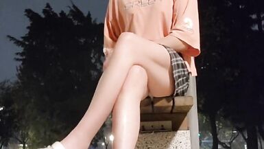 Outdoor Masturbation Makes My Heart Beat Faster. - 3 image