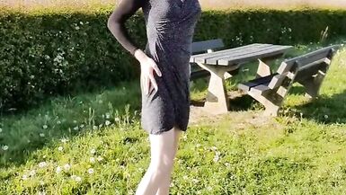 Slutty Annemieke quick stop next to the road - 1 image