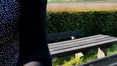 Slutty Annemieke quick stop next to the road - 2 image