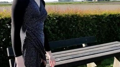 Slutty Annemieke quick stop next to the road - 3 image