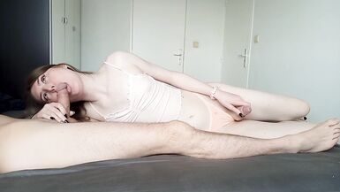 Feetfetish Session Before Hot Blowjob - 12 image